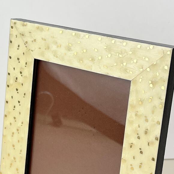 Natalini Attico Bianco Wood Photo Frame with Gold Flecks - Picture 3 of 7